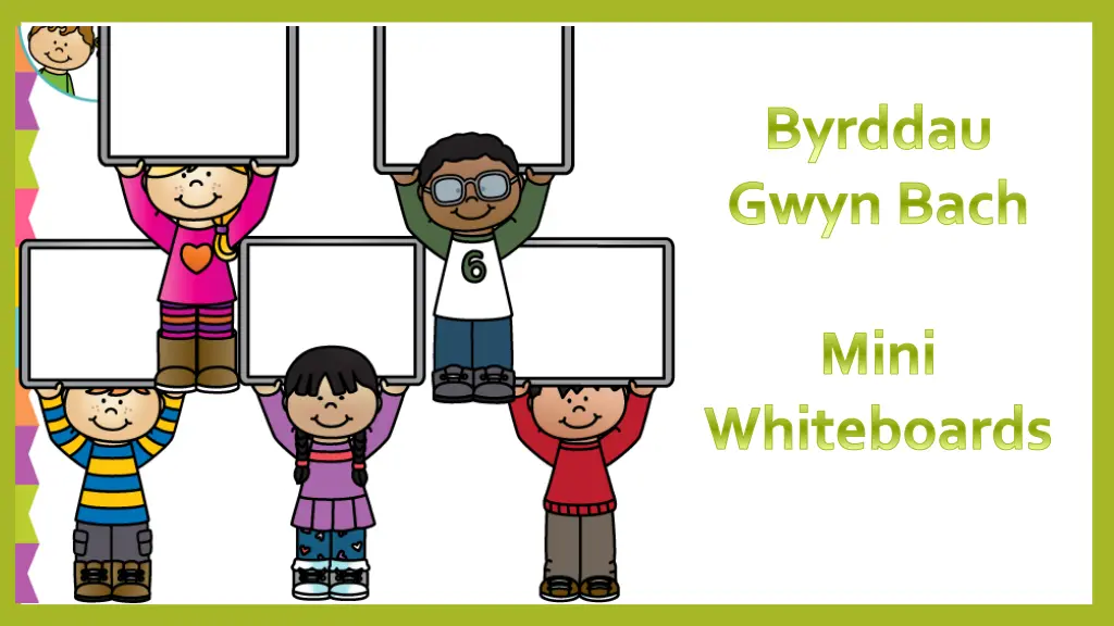 byrddau gwyn bach