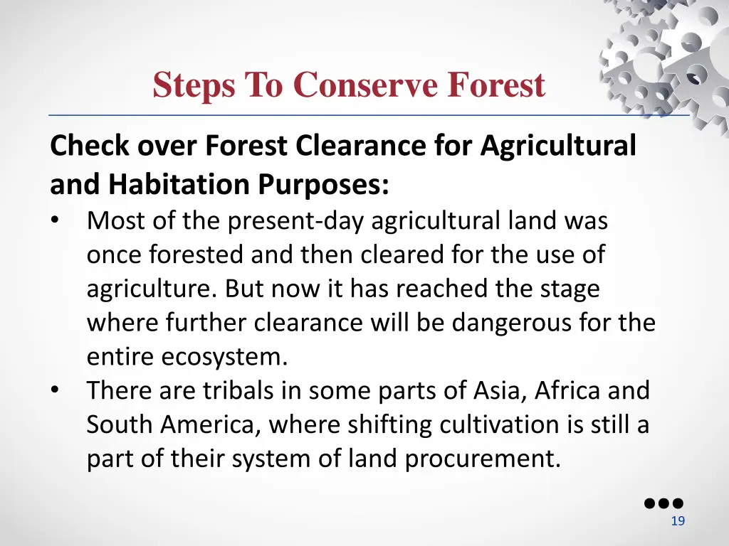 steps to conserve forest 4