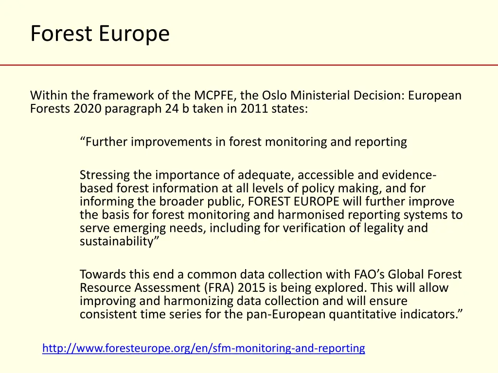 forest europe