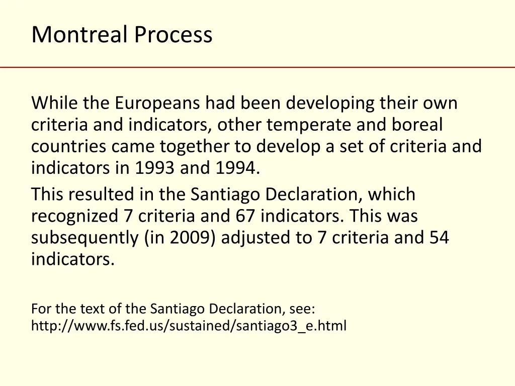 montreal process