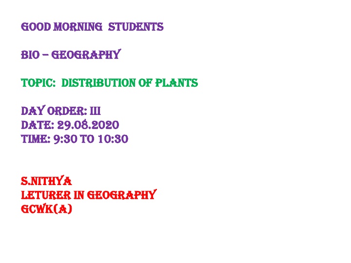 good morning students good morning students