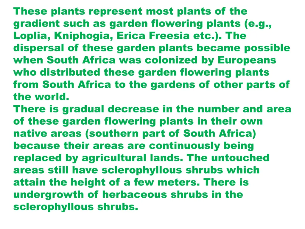 these plants represent most plants