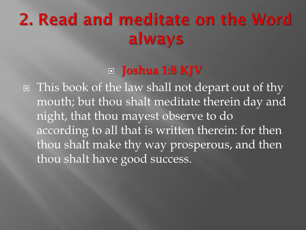 joshua 1 8 kjv