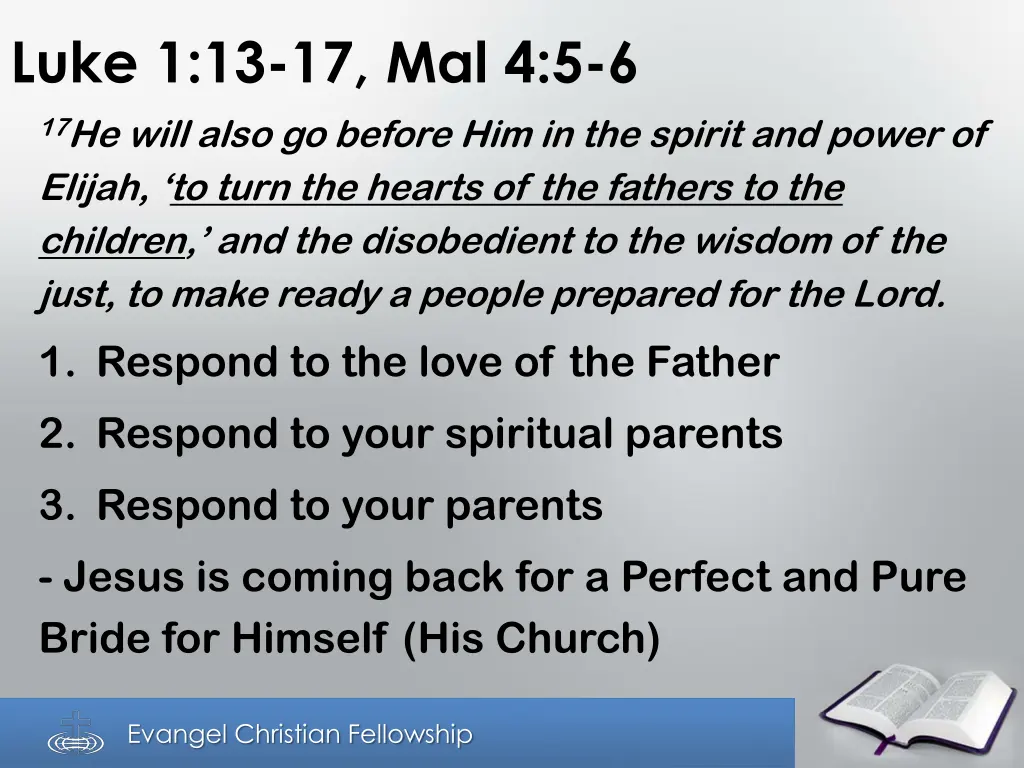 luke 1 13 17 mal 4 5 6