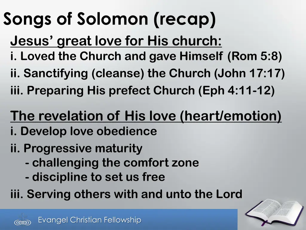 songs of solomon recap jesus great love