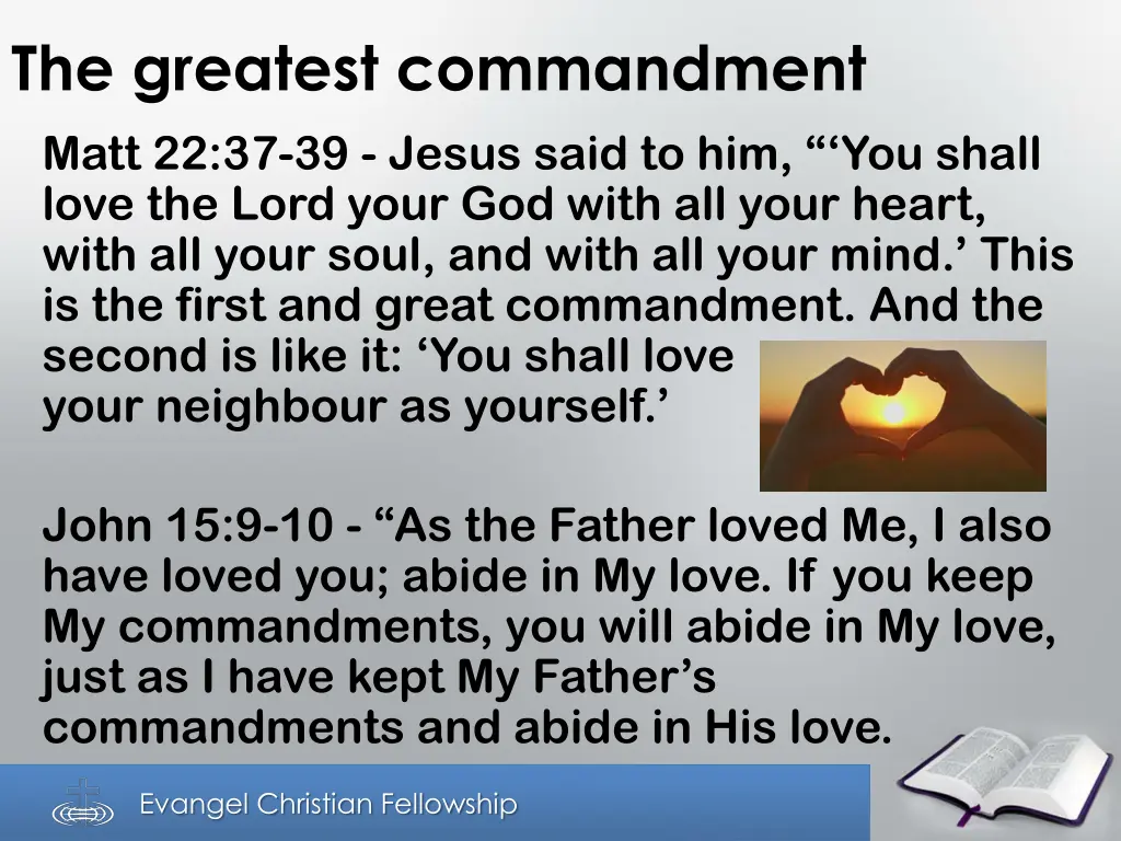 the greatest commandment matt 22 37 39 jesus said