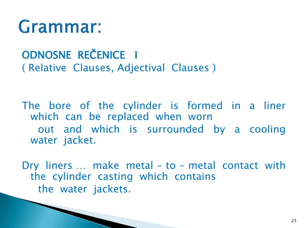 odnosne relative clauses adjectival clauses