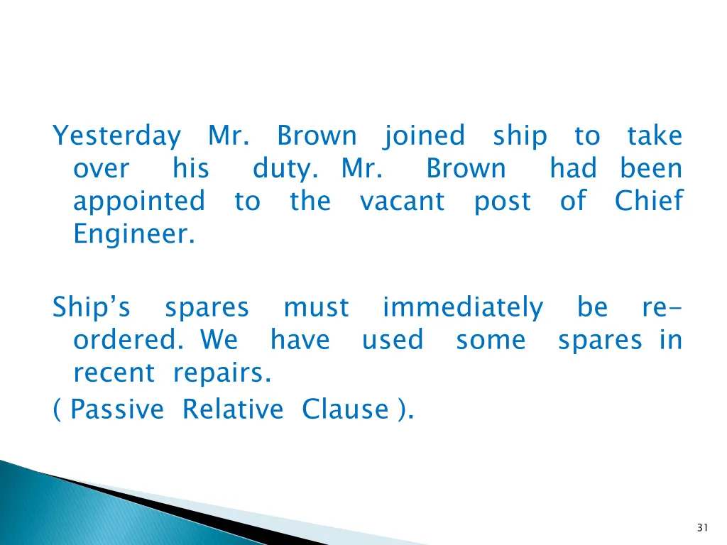 yesterday over appointed engineer
