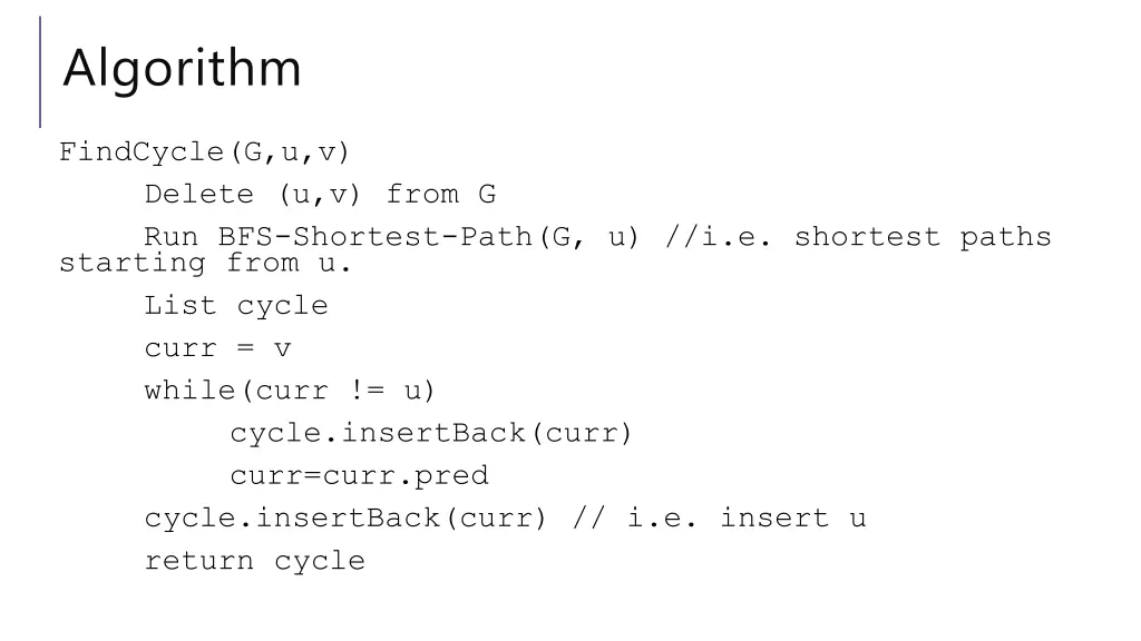 algorithm