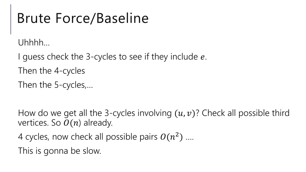 brute force baseline 1