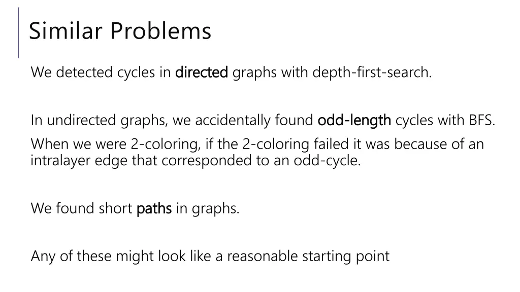 similar problems