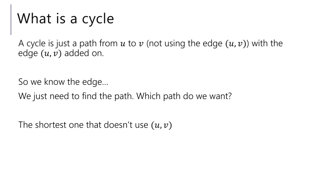 what is a cycle