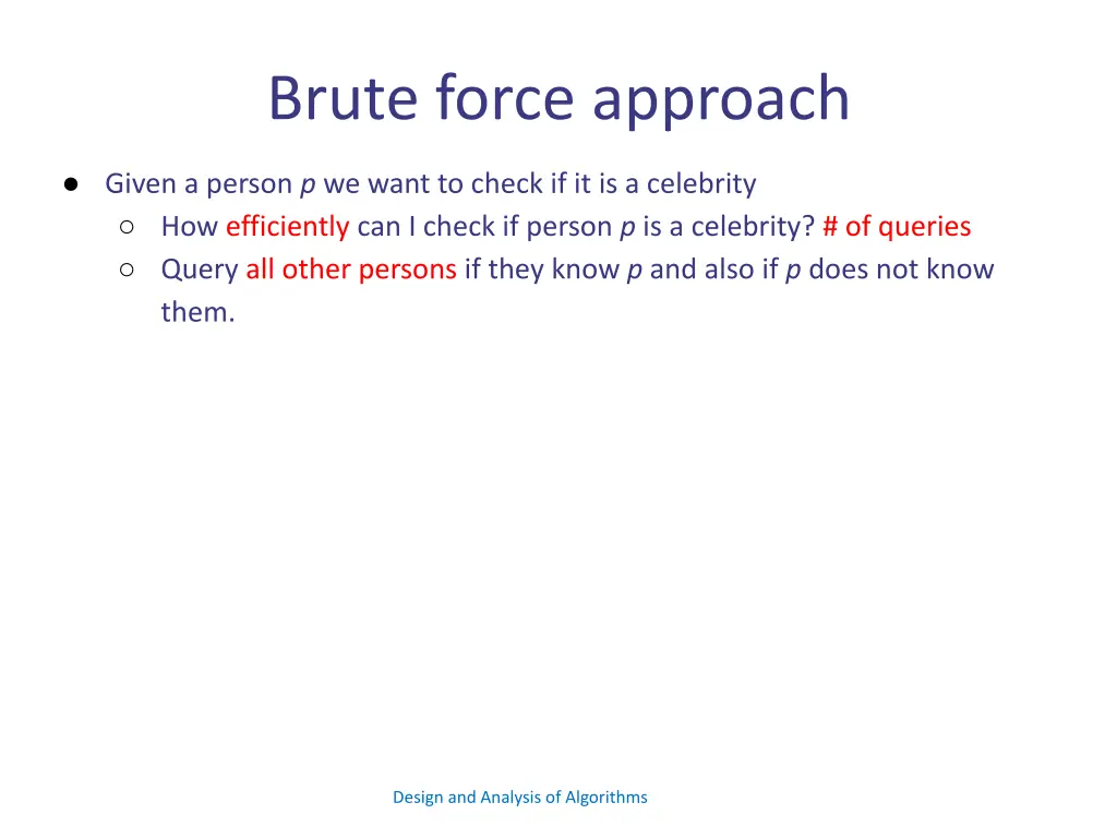 brute force approach 1