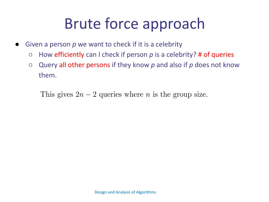 brute force approach 2