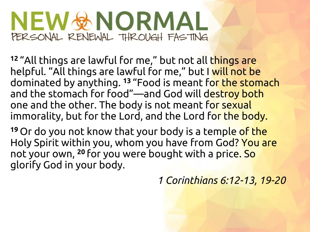 12 all things are lawful