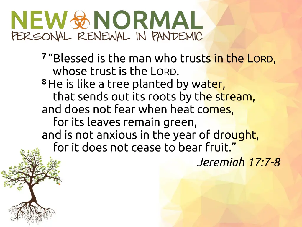 7 blessed is the man who trusts