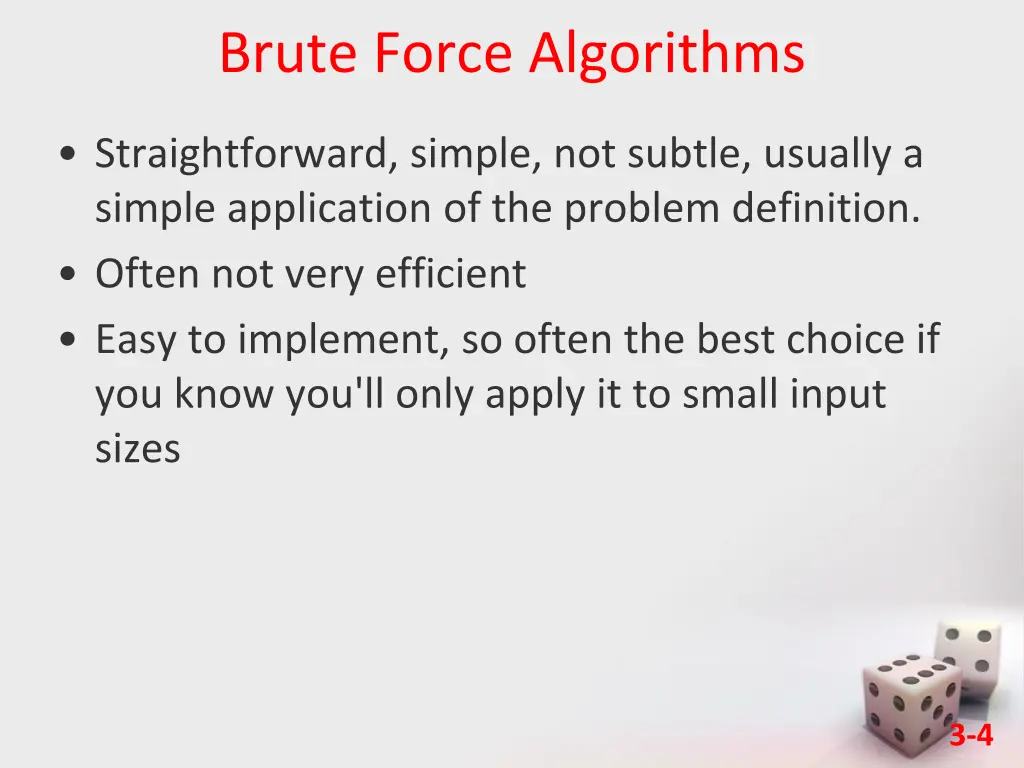 brute force algorithms
