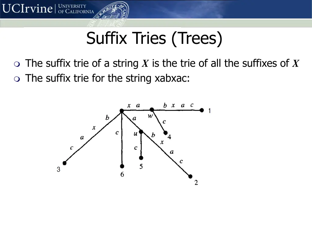 suffix tries trees
