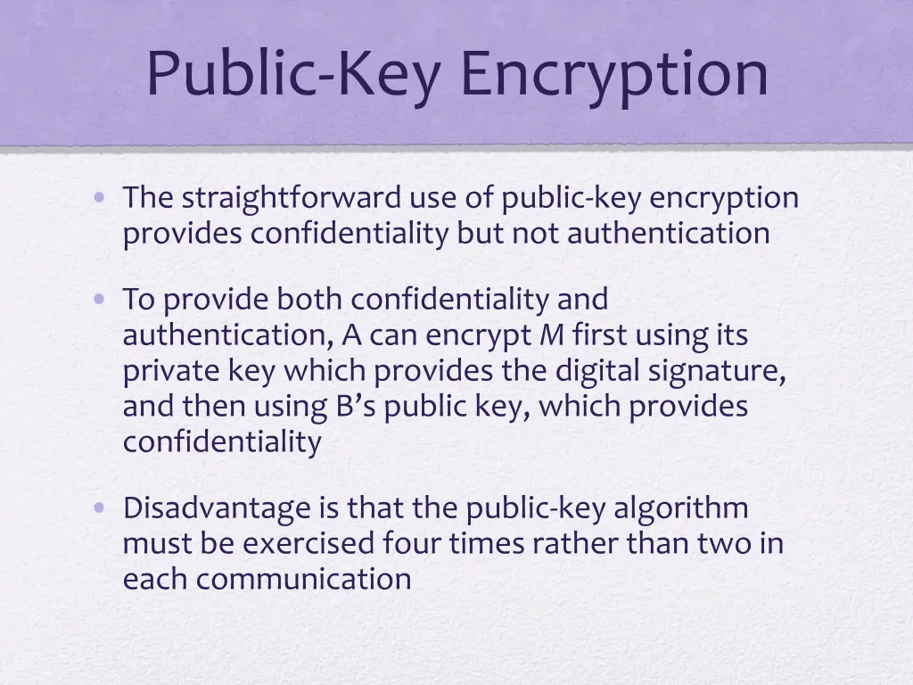 public key encryption