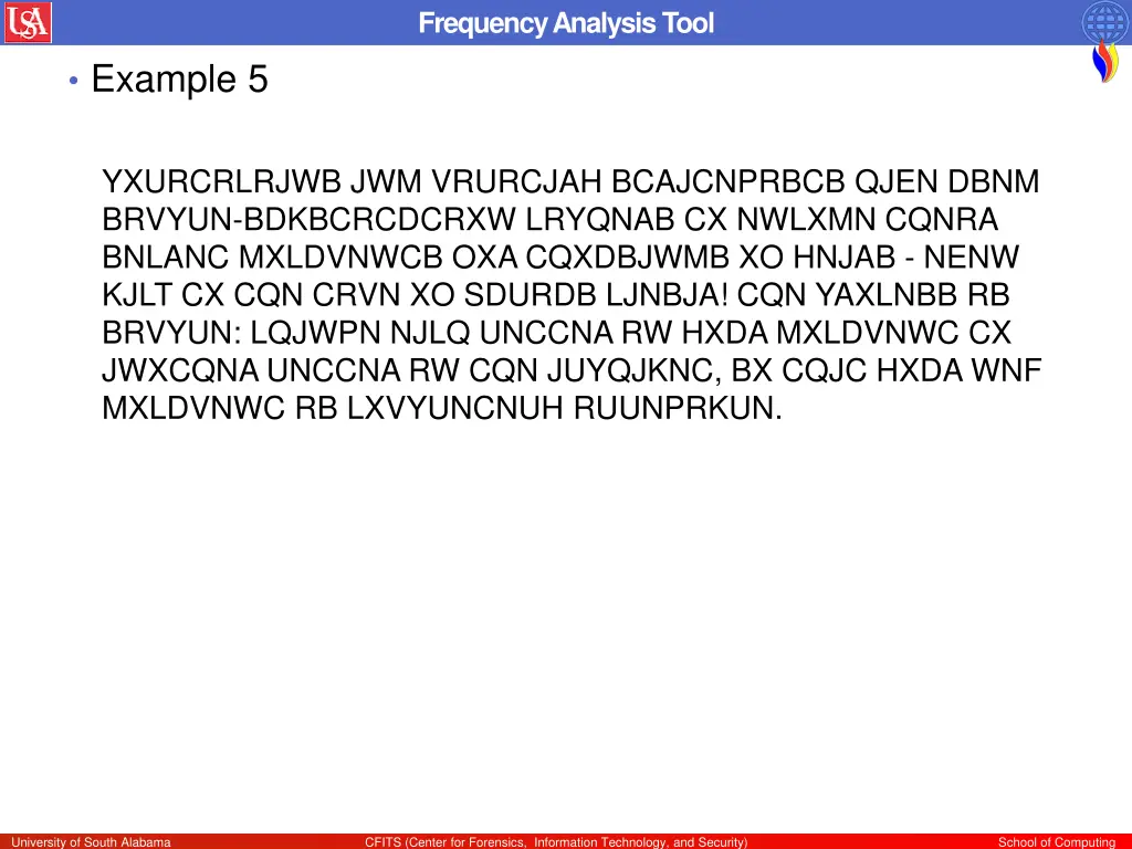 frequency analysis tool