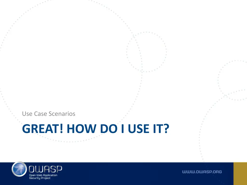 use case scenarios