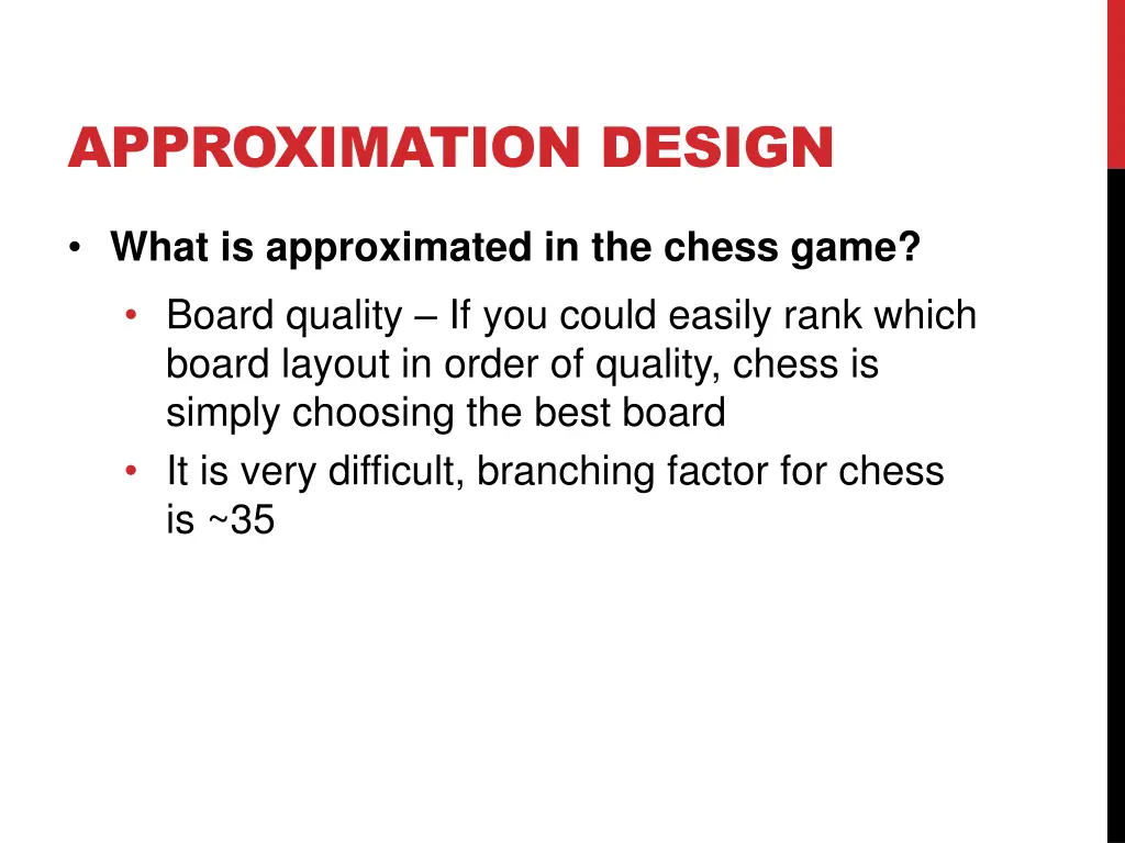 approximation design 2