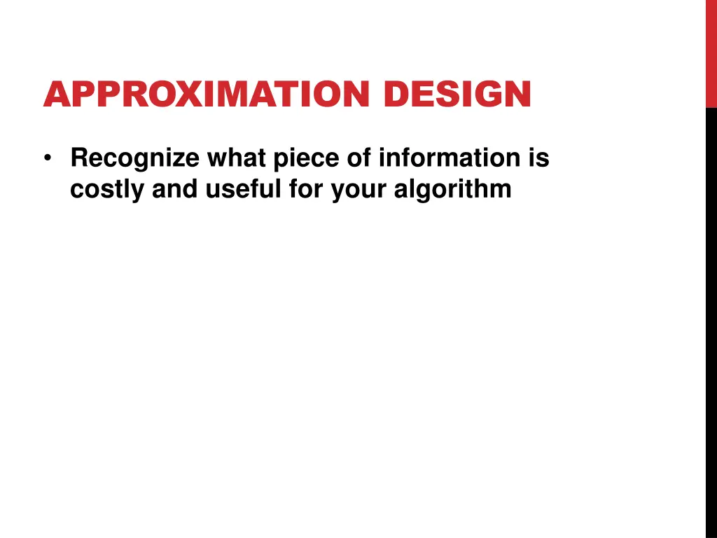 approximation design 4