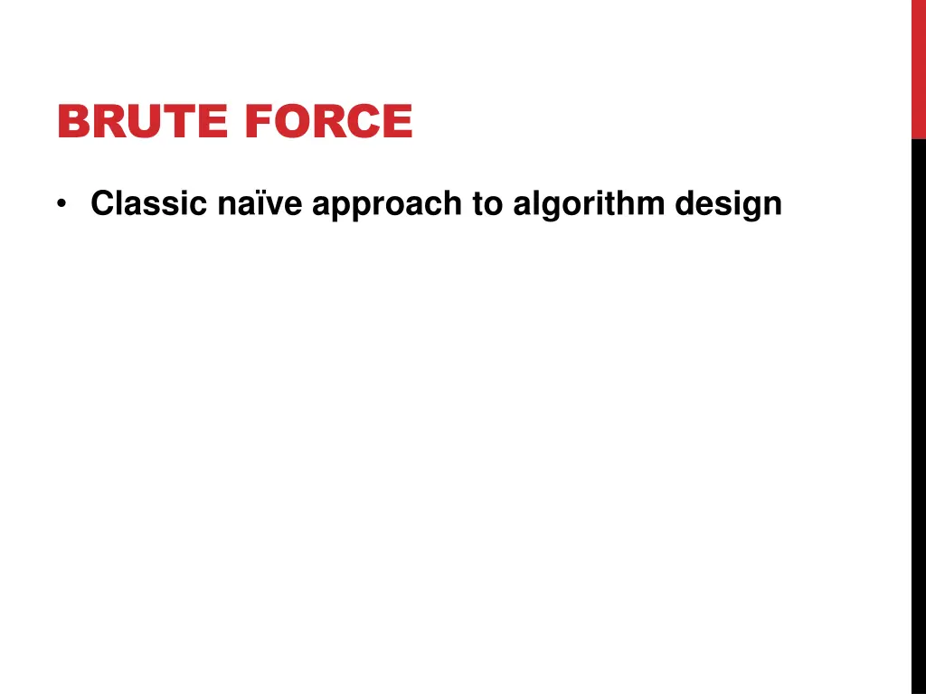 brute force