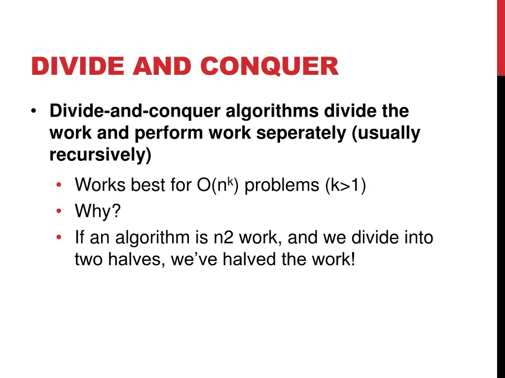 divide and conquer 1