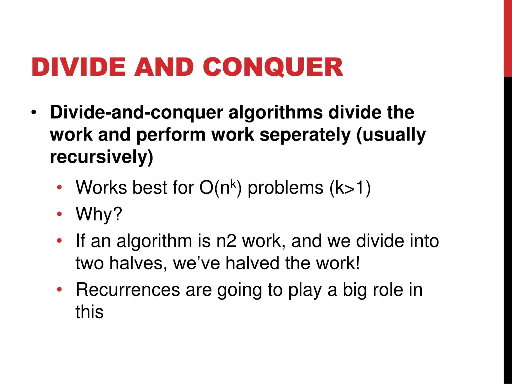 divide and conquer 2