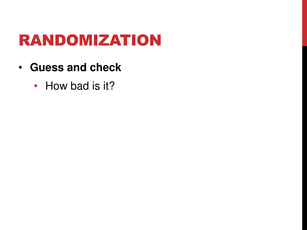 randomization 1