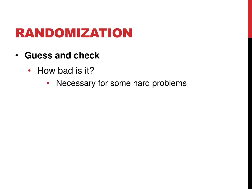 randomization 2