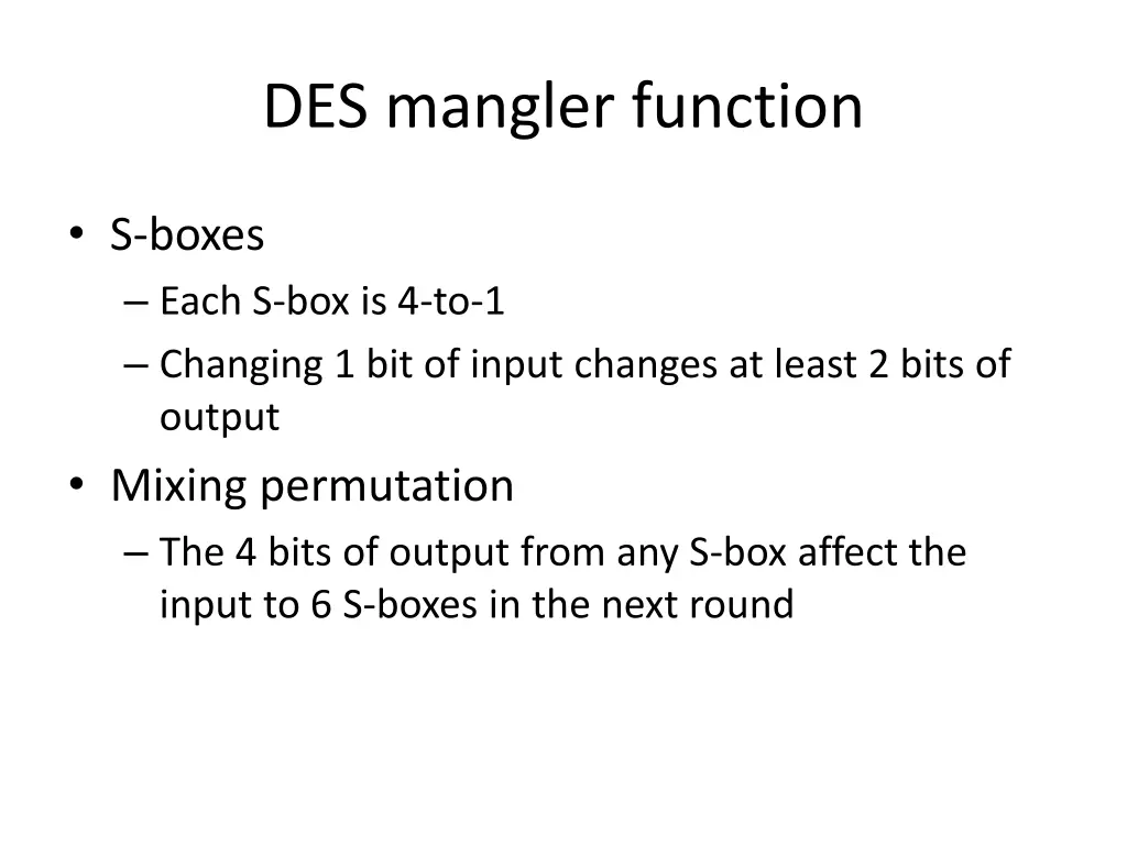 des mangler function 1
