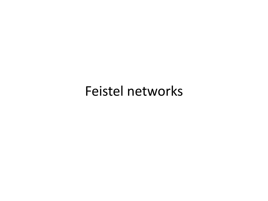 feistel networks