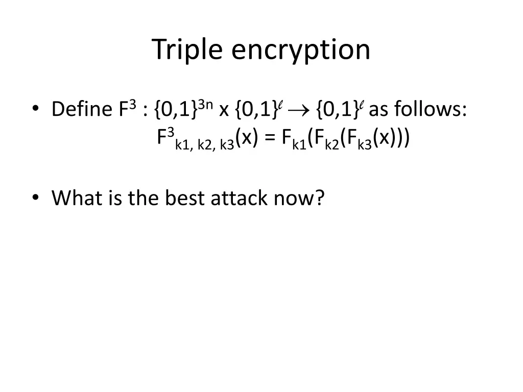 triple encryption