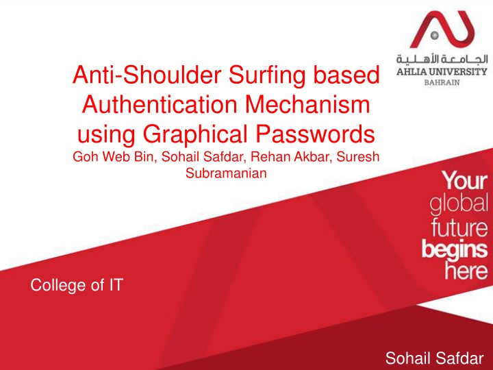 anti shoulder surfing based authentication