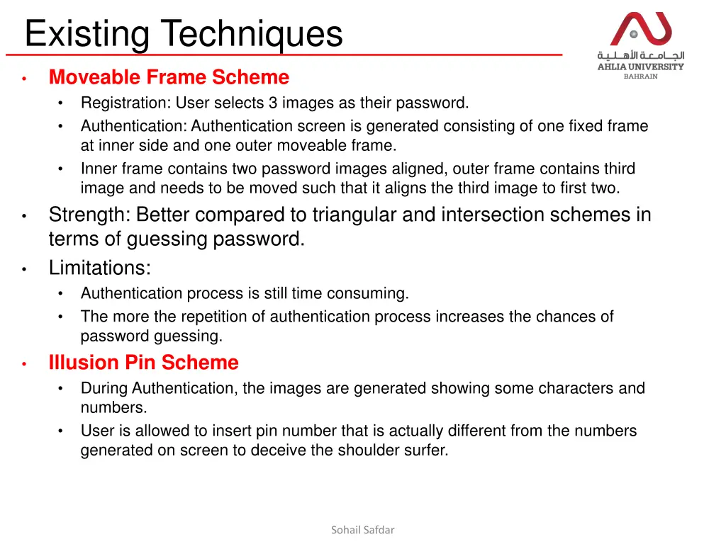 existing techniques 2