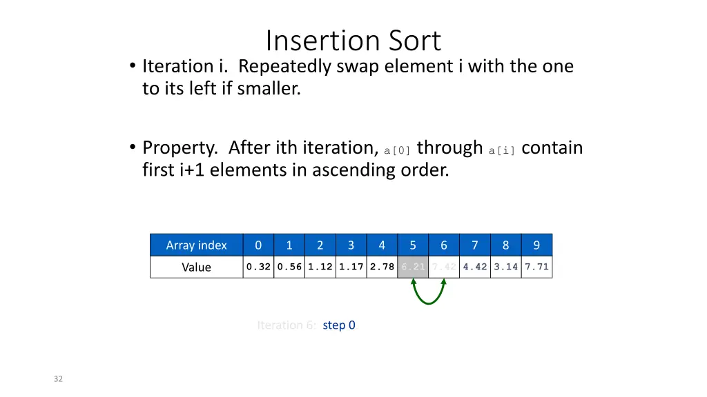 insertion sort 11