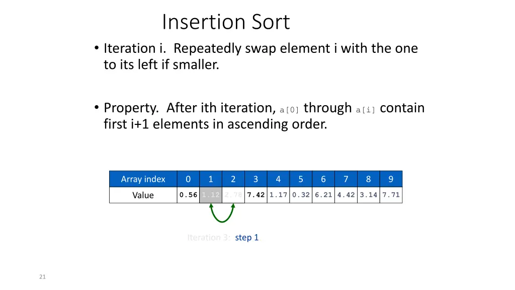 insertion sort 6