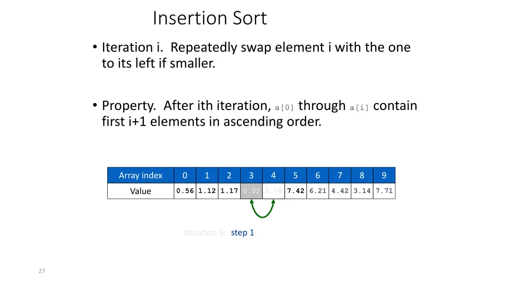 insertion sort 9