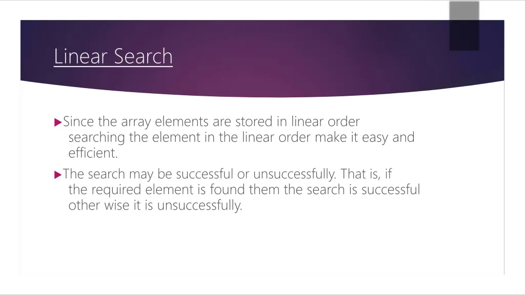 linear search 1