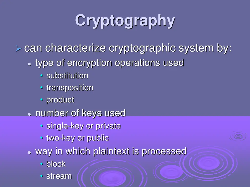 cryptography