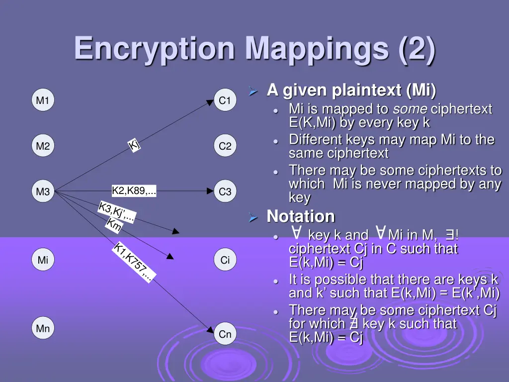 encryption mappings 2