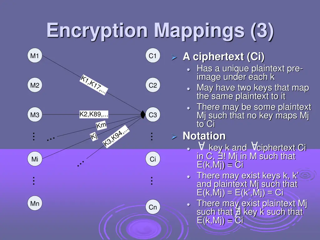 encryption mappings 3