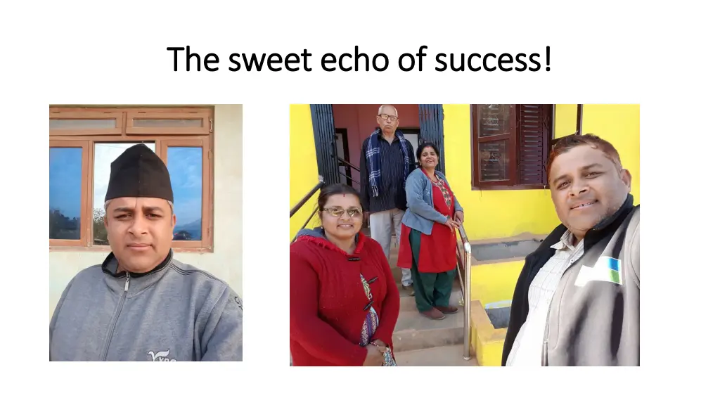 the sweet echo of success the sweet echo