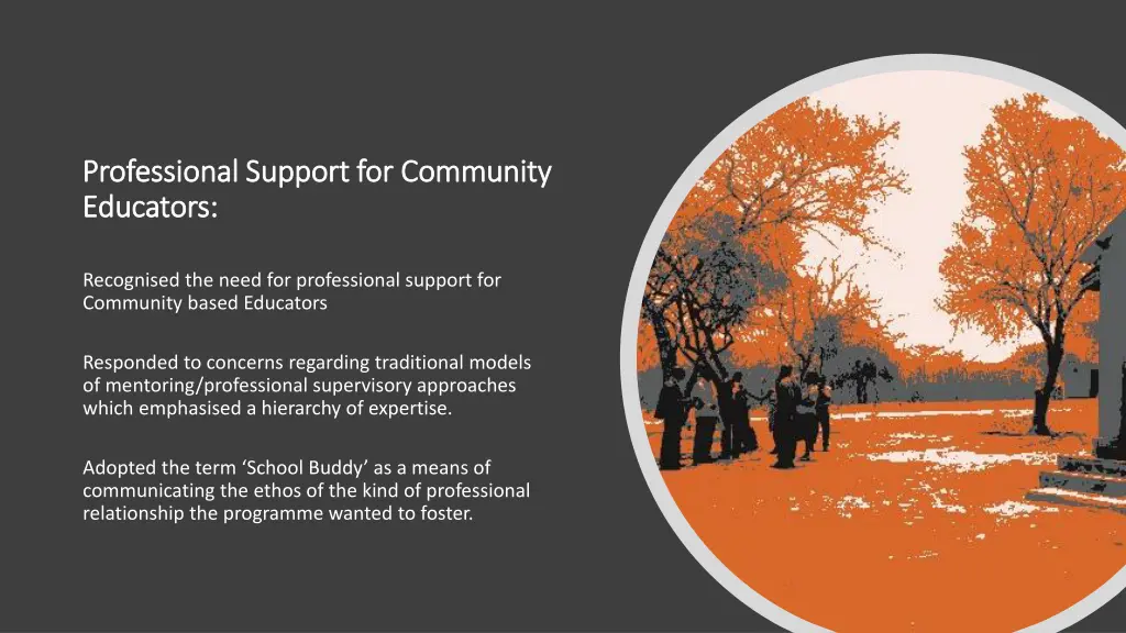 professional support for community professional