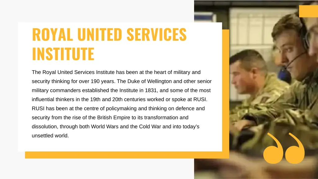 royal united services institute