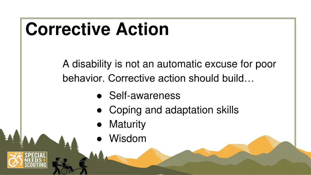 corrective action