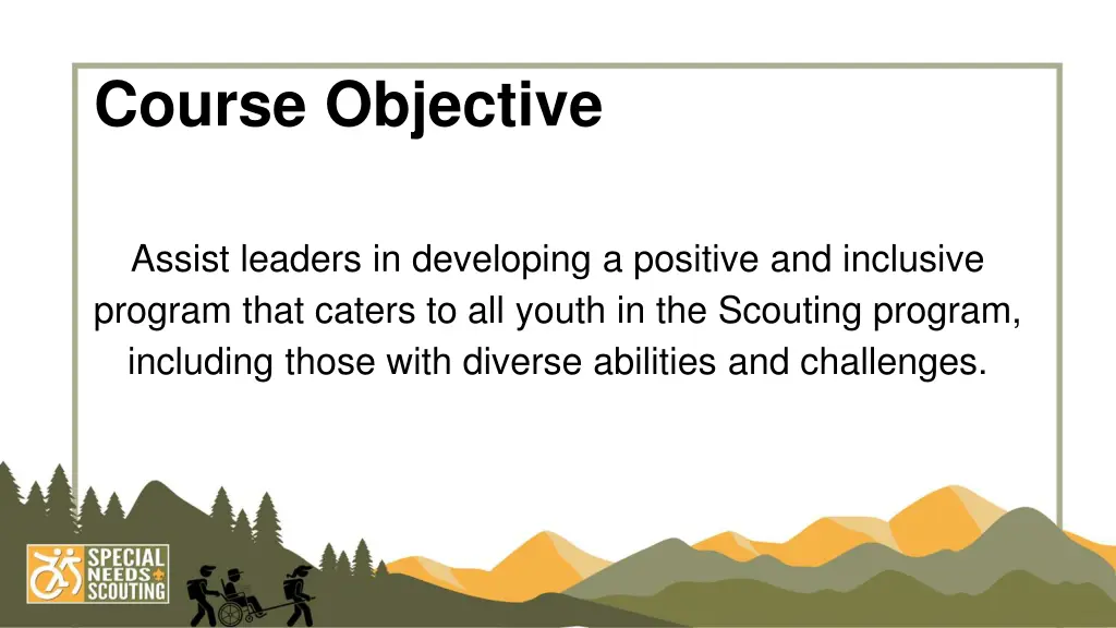 course objective