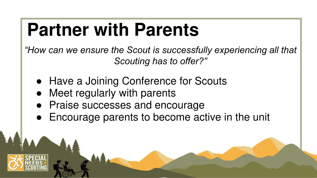 partner with parents
